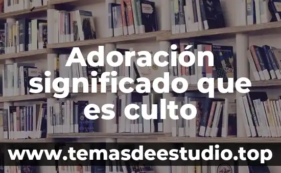 Qué es nobiliario significado 6 Adoración significado que es culto