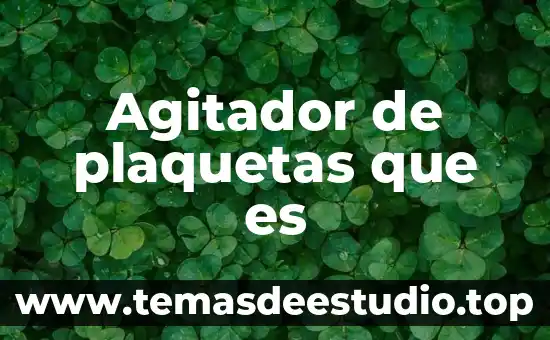 Qué es el materialismo histórico y quién lo desarrolla 6 Agitador de plaquetas que es