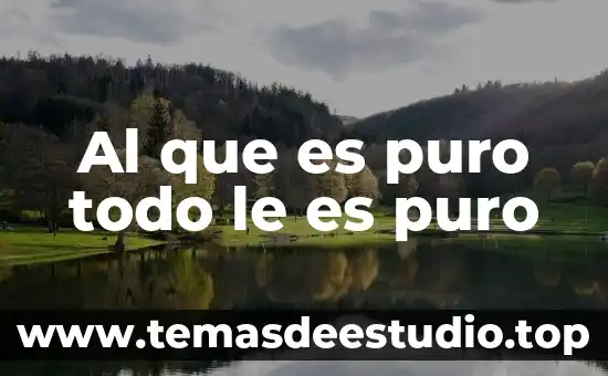 Que es diseño experimental puro 3 Al que es puro todo le es puro