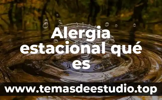 Control negativo en alergia que es 5 Alergia estacional qué es