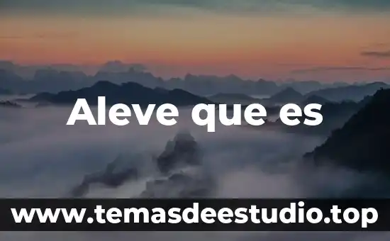 Investigas que es libertad 4 Aleve que es