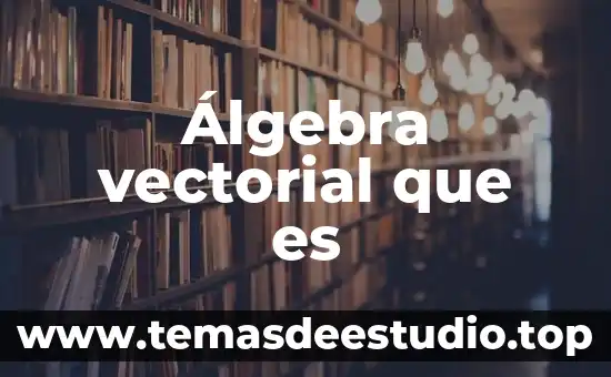 Que es el espacio vectorial con producto interno y sus propiedades 6 Álgebra vectorial que es