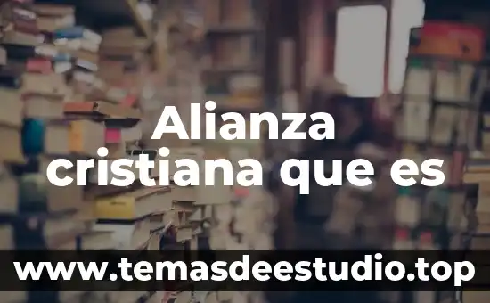 Que es la arquitectura cristiana 3 Alianza cristiana que es
