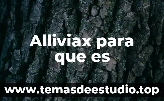 Alliviax para que es