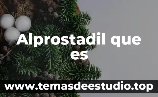Alprostadil que es
