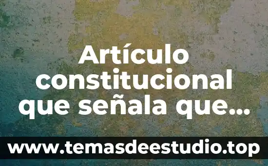 Que es discriminacion concepto 4 Artículo constitucional que señala que es prohibido toda discriminación