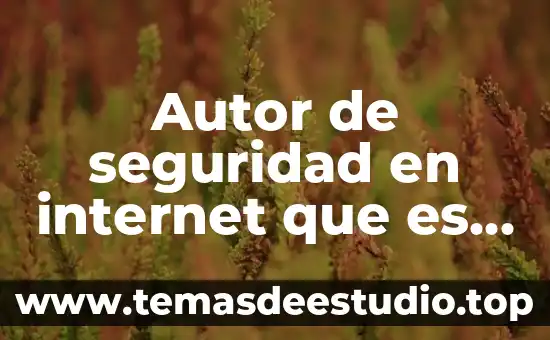 Autor de seguridad en internet que es el sexting