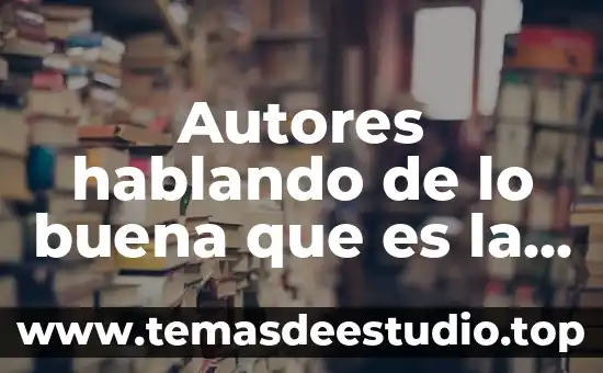 Autores hablando de lo buena que es la innovación educativa
