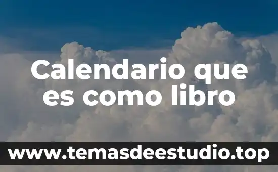 Ley de economía del conocimiento que es 8 Calendario que es como libro