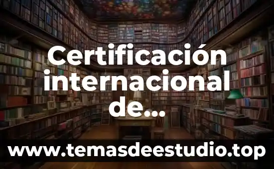 Que es sistema educativo por competencias 4 Certificación internacional de competencias que es