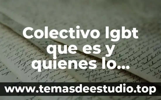Que es la opep y quienes la la integran 5 Colectivo lgbt que es y quienes lo integran