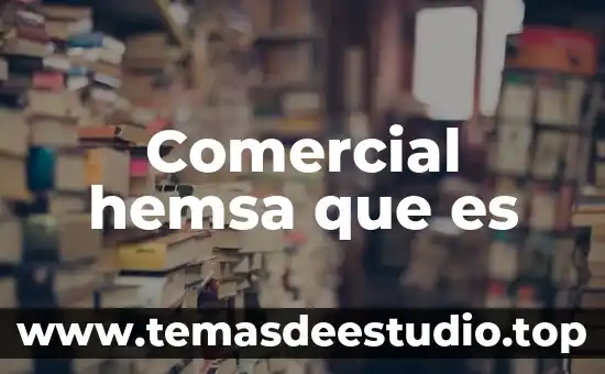 Qué es lucro comercial 3 Comercial hemsa que es