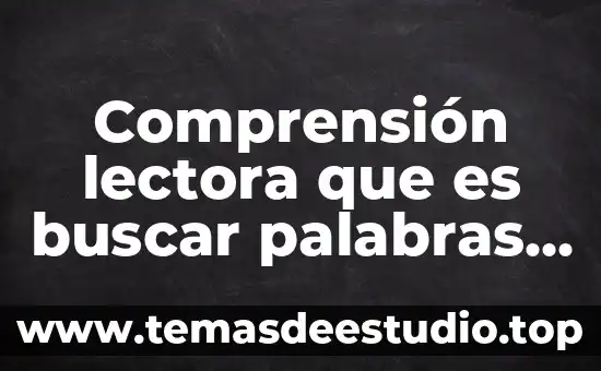 Buscar que es la planeación fiscal 7 Comprensión lectora que es buscar palabras fantasmas