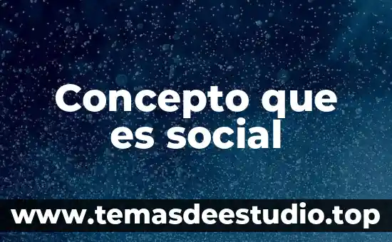 Que es arquitectura social 6 Concepto que es social