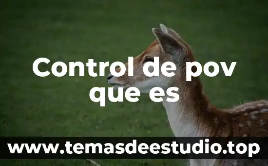 Que es ecotipo significado 4 Control de pov que es