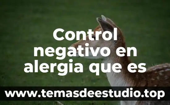 Que es bueno para la alergia al calamar 3 Control negativo en alergia que es