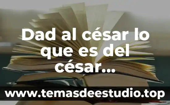 Laringe significado etimológico y que es 7 Dad al césar lo que es del césar significado