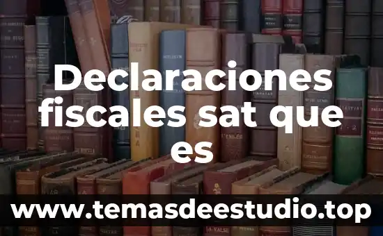 Que es para kant el conocimiento 5 Declaraciones fiscales sat que es