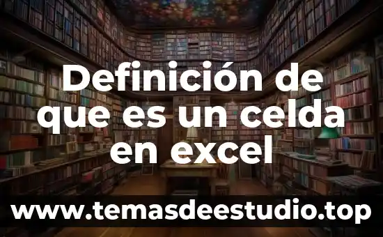 Que es datos se puede introducir en una celda 7 Definición de que es un celda en excel