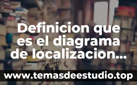 Que es localizacion y diseño de planta 5 Definicion que es el diagrama de localizacion del proyecto
