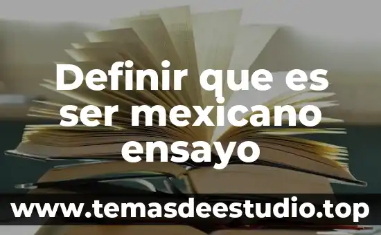 Qué es mejor para un país ser socialista o capitalista 4 Definir que es ser mexicano ensayo