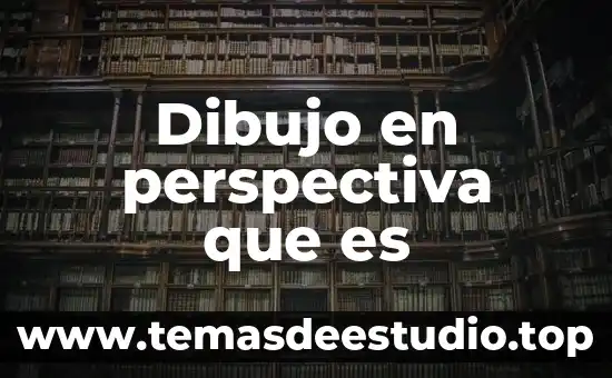Dibujo en perspectiva que es