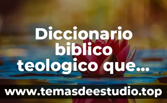 Diccionario bíblico que es un eunuco 8 Diccionario biblico teologico que es la regla de oro