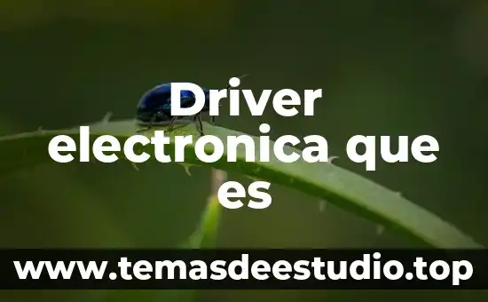Problemas para conectar one driver que es eso 4 Driver electronica que es