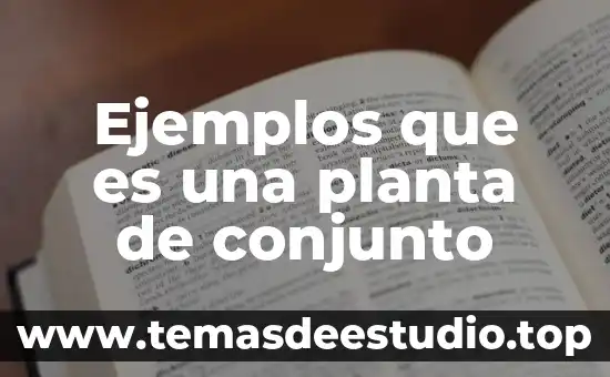 Que es una planta de conjunto en arquitectura 5 Ejemplos que es una planta de conjunto
