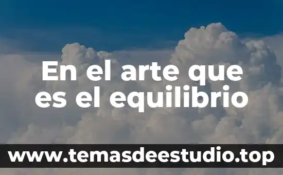 Que es el arte urbano un stichk 6 En el arte que es el equilibrio