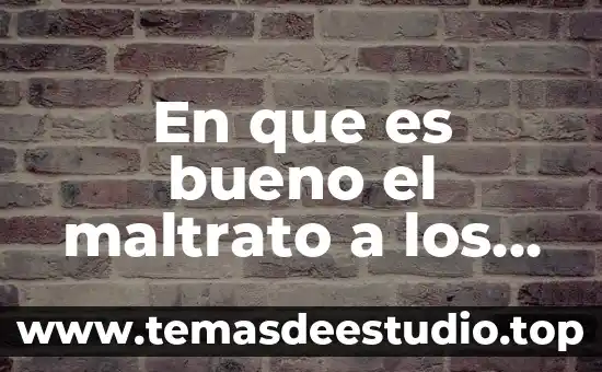 Que es bueno para los dolores colicos 6 En que es bueno el maltrato a los animales