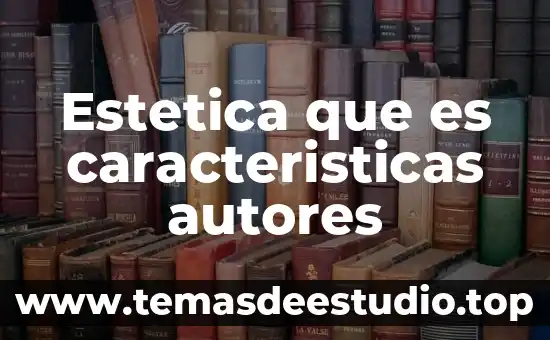 Que es el control social en criminologia por autores 3 Estetica que es caracteristicas autores