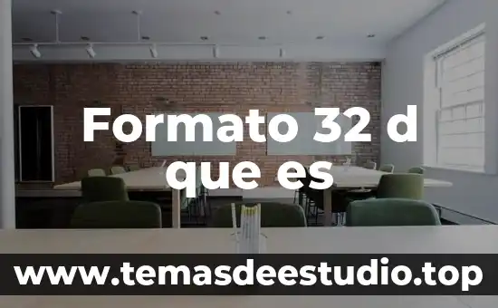 Que es formato ts-hq 4 Formato 32 d que es