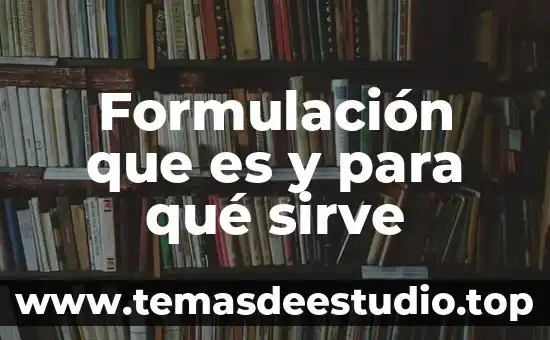 Que es un directorio y para que sirve significado 3 Formulación que es y para qué sirve