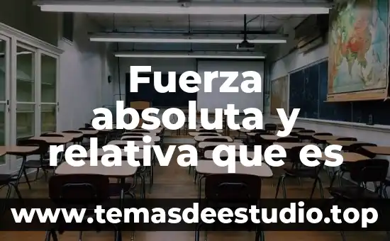 Que es la humedad relativa en alimentos 4 Fuerza absoluta y relativa que es
