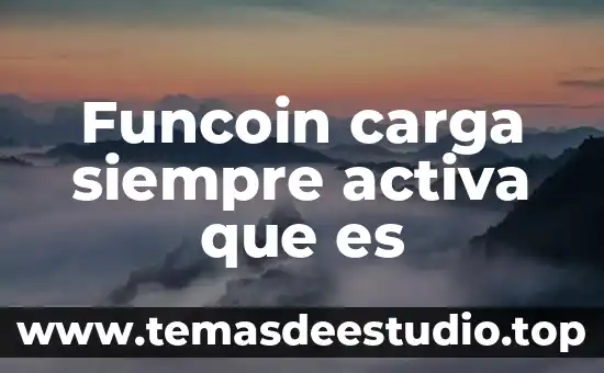 Funcoin carga siempre activa que es