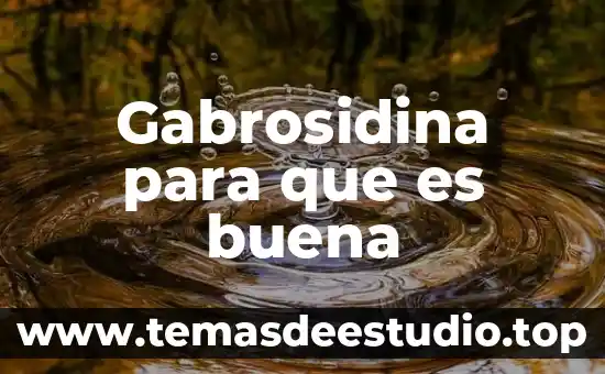 Para que es buena la difenhidramina 4 Gabrosidina para que es buena
