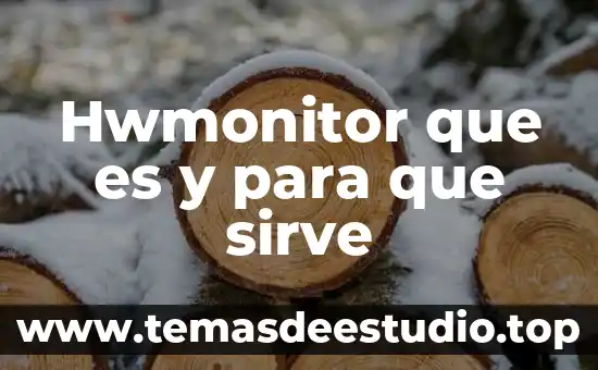 Que es una comanda y para que sirve 3 Hwmonitor que es y para que sirve