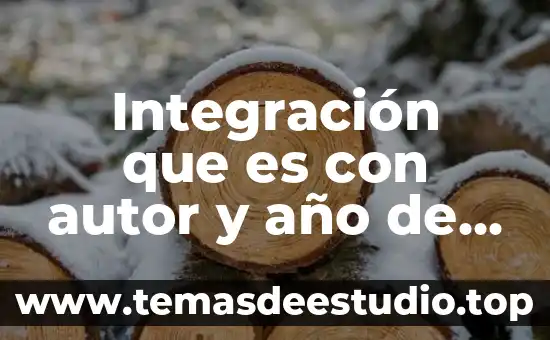Que es la edicion en un periodico 6 Integración que es con autor y año de edición