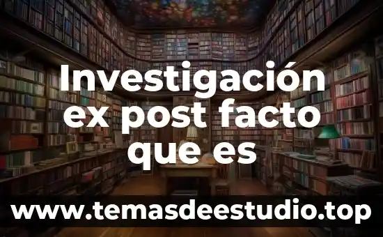 Que es ex libris significado 5 Investigación ex post facto que es