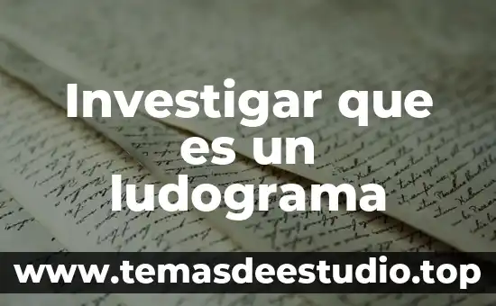 Investigar que es el hongos 5 Investigar que es un ludograma