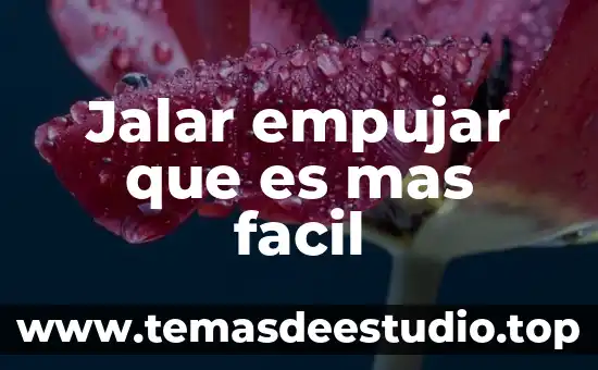 Que es sistema jalar vs empujar de shigeo shingo 4 Jalar empujar que es mas facil