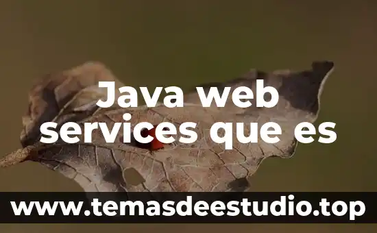 Relación huésped parásito que es 7 Java web services que es