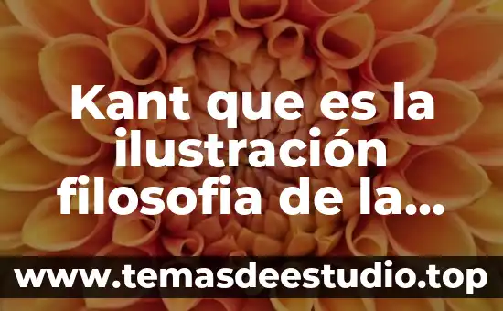 Ensayo que es la critica segun kant 7 Kant que es la ilustración filosofia de la historia