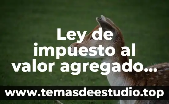 Qué es la base del impuesto 3 Ley de impuesto al valor agregado que es
