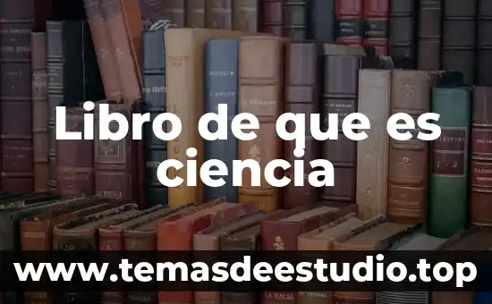 Que es el arte en la ciencia 7 Libro de que es ciencia