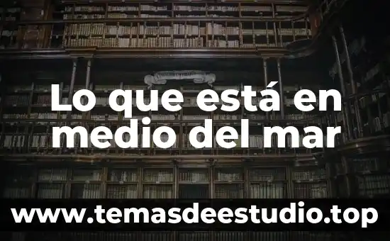 De que es esta formula quimica clo2 5 Lo que está en medio del mar