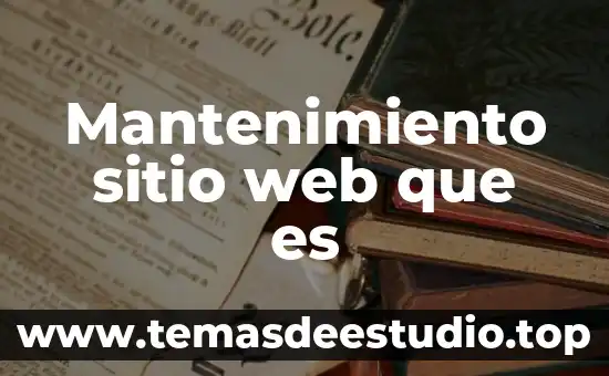 Investigar que es la metodología de planificación del sitio arquitectura 4 Mantenimiento sitio web que es