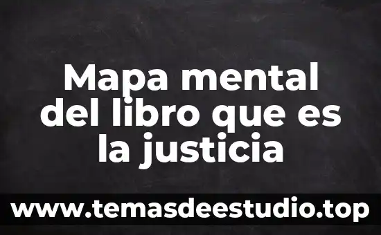 Mapa mental del libro que es la justicia
