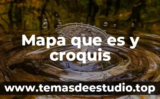 Qué es un croquis y para qué sirve significado 3 Mapa que es y croquis